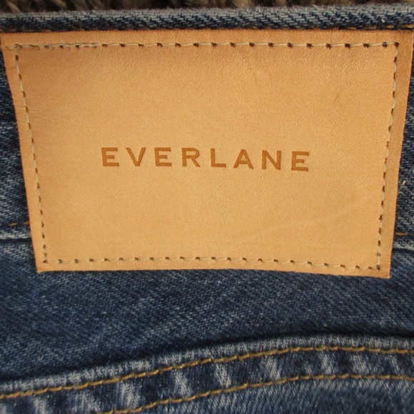 Everlane Jeans Women's 24 Curvy 90s Cheeky‎ Straight High Rise Northridge Denim - Picture 6 of 14